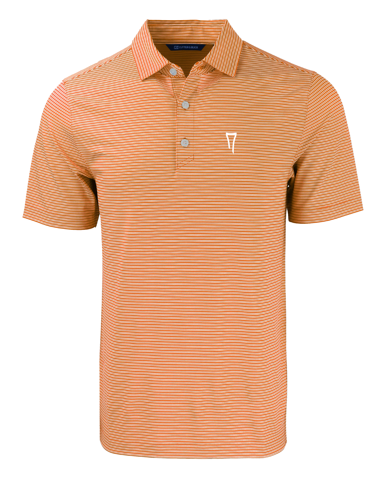Forge Eco Double Stripe Stretch Recycled Mens Polo
