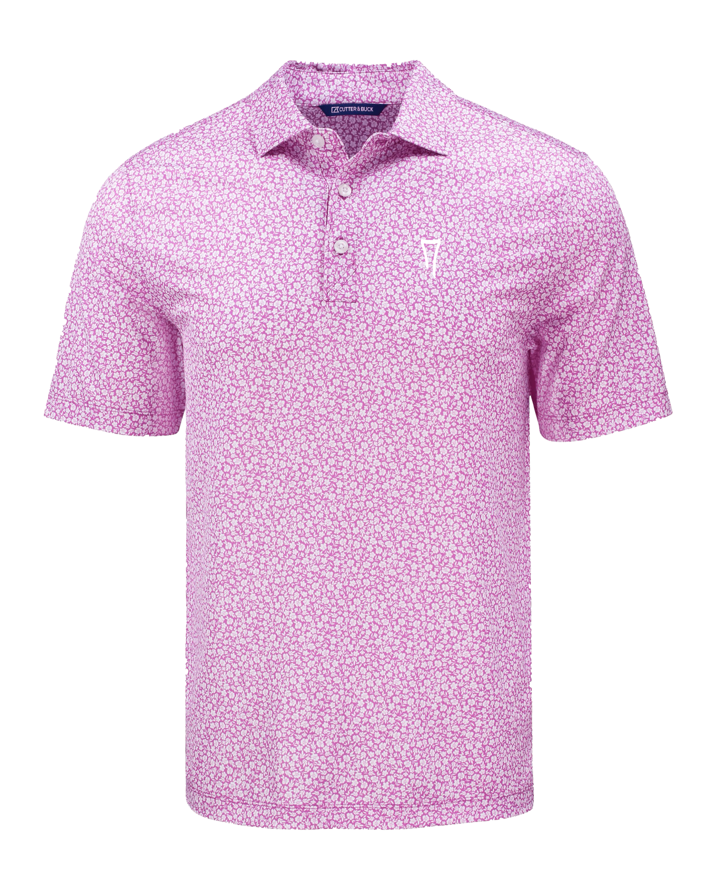 Pike Eco Flora Print Recycled Mens Polo