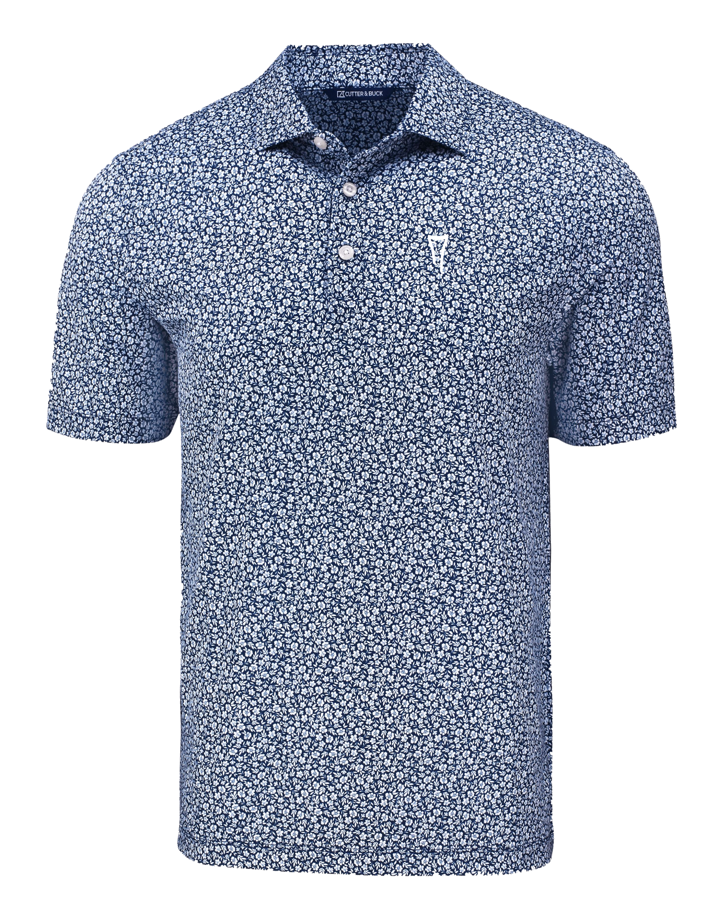 Pike Eco Flora Print Recycled Mens Polo