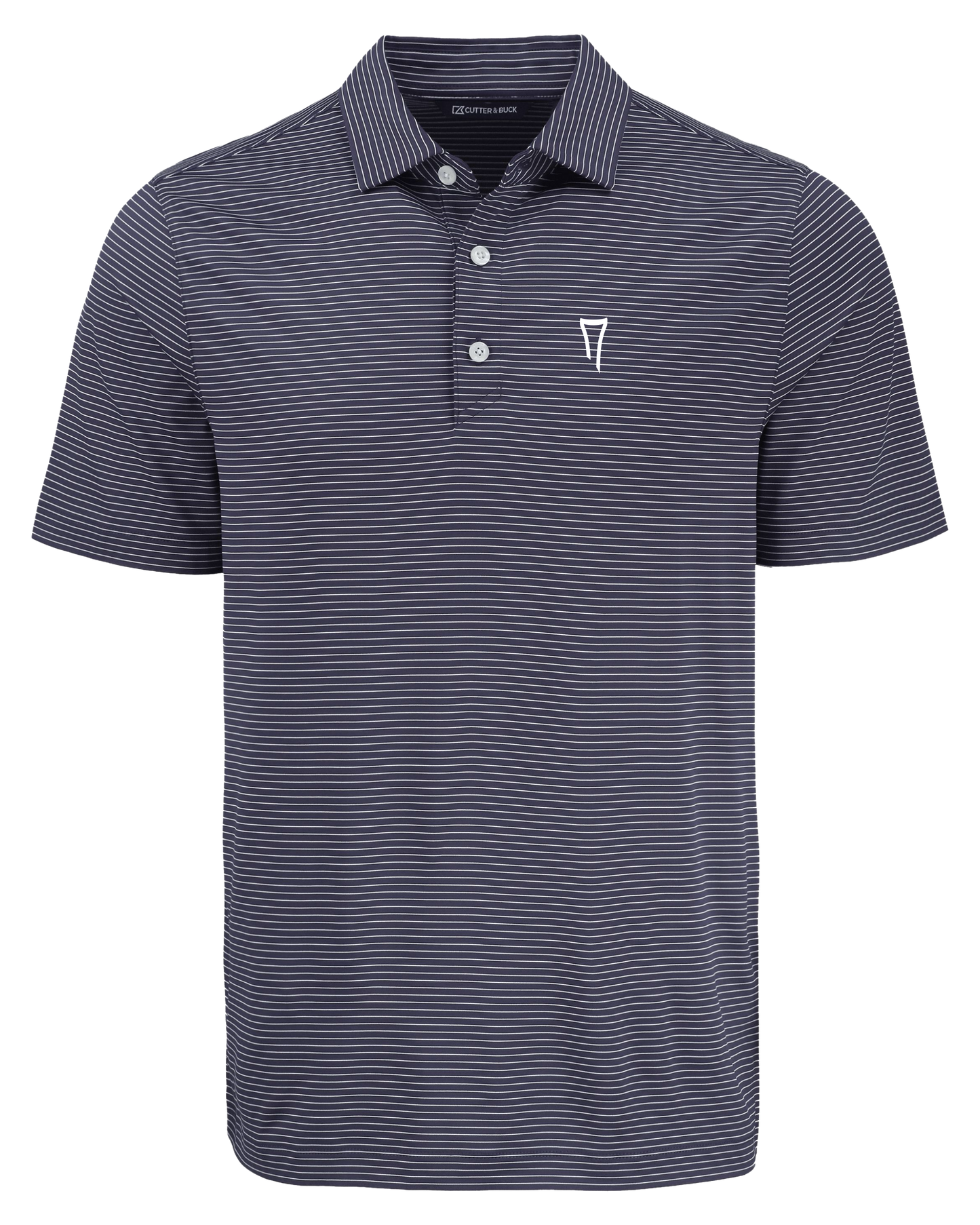 Forge Eco Double Stripe Stretch Recycled Mens Polo