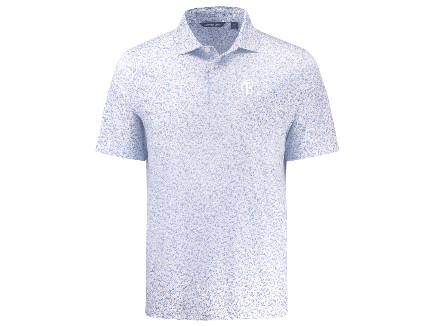 Pike Recycled Fern Print Mens Polo