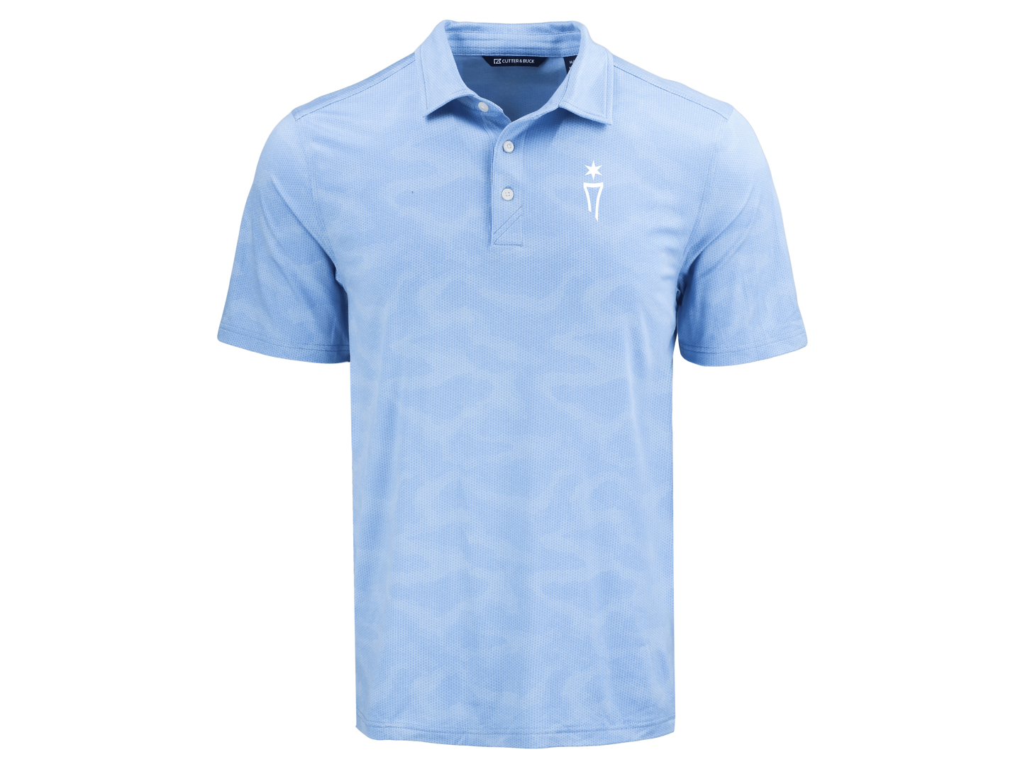Coastline Recycled Double Peached Camo Mens Polo