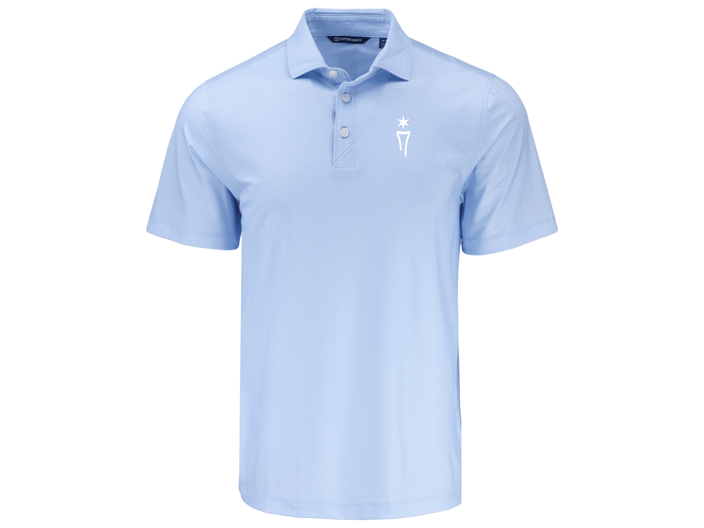 Pike Recycled Lattice Print Mens Polo