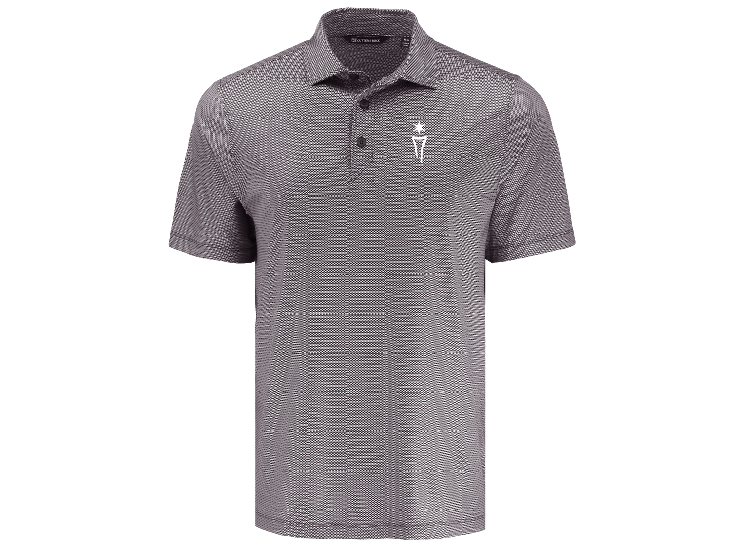Pike Recycled Lattice Print Mens Polo