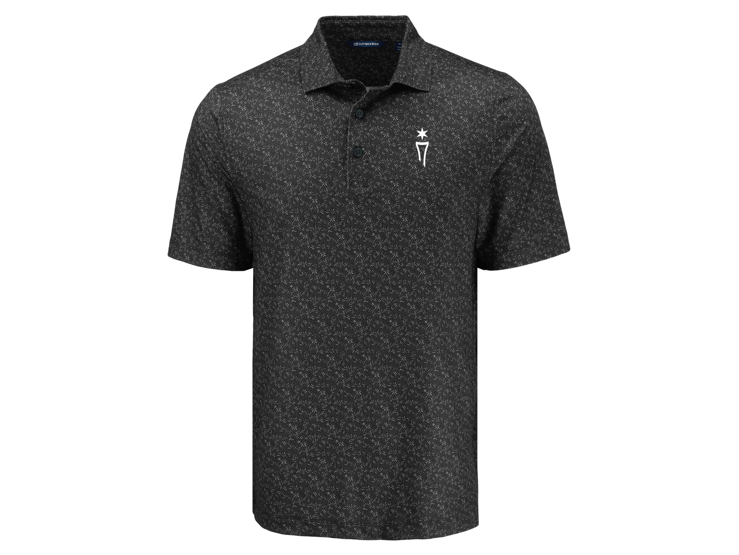 Pike Recycled Fern Print Mens Polo