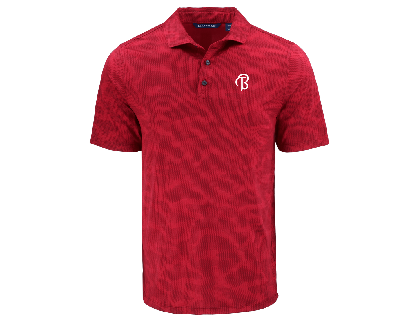 Coastline Recycled Double Peached Camo Mens Polo