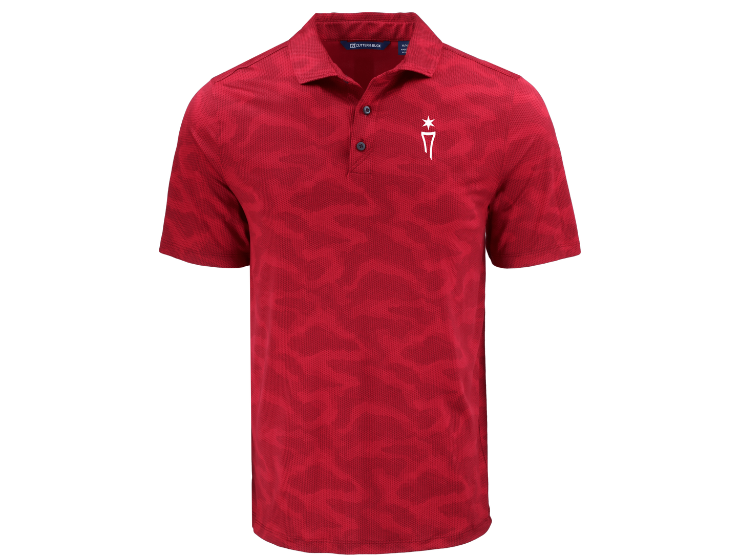 Coastline Recycled Double Peached Camo Mens Polo