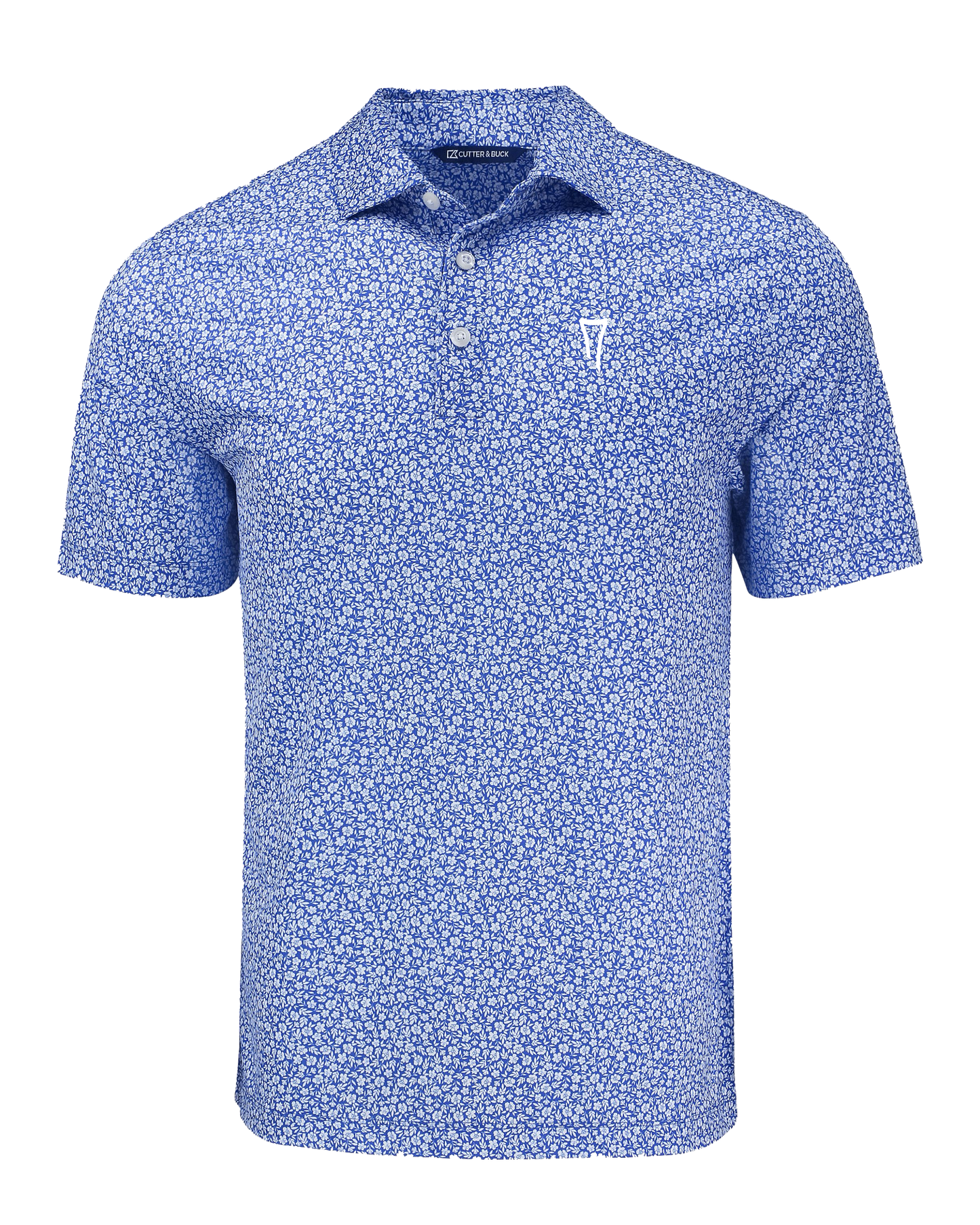Pike Eco Flora Print Recycled Mens Polo