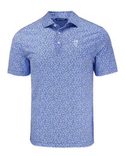 Pike Eco Flora Print Recycled Mens Polo