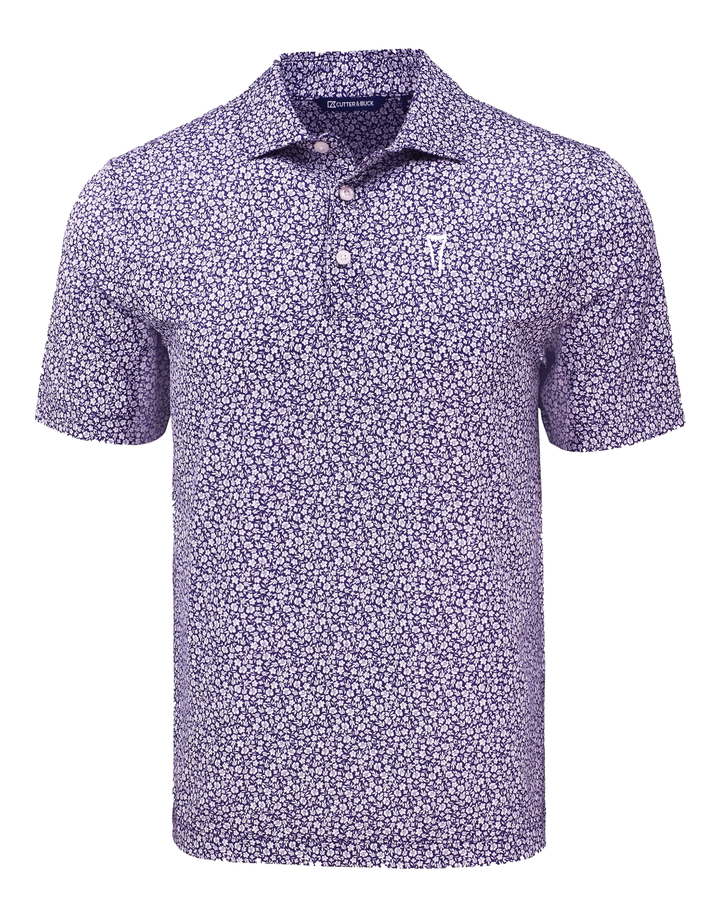 Pike Eco Flora Print Recycled Mens Polo