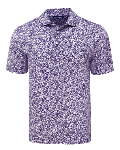 Pike Eco Flora Print Recycled Mens Polo