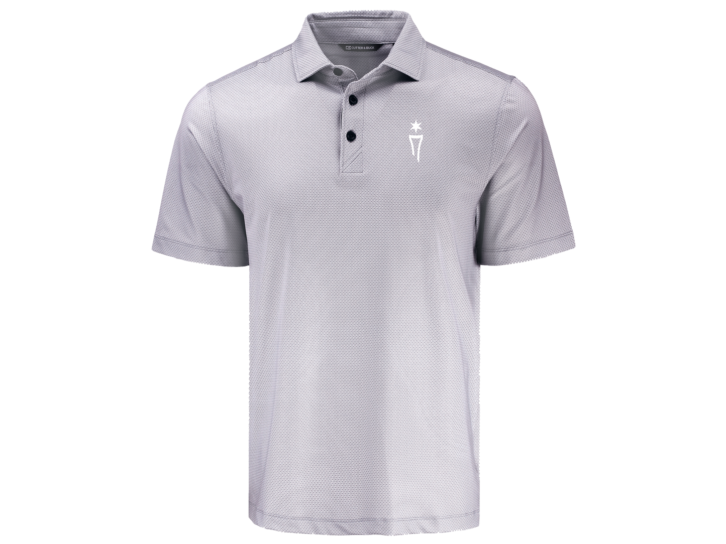 Pike Recycled Lattice Print Mens Polo