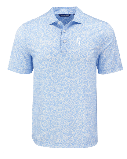 Pike Eco Flora Print Recycled Mens Polo