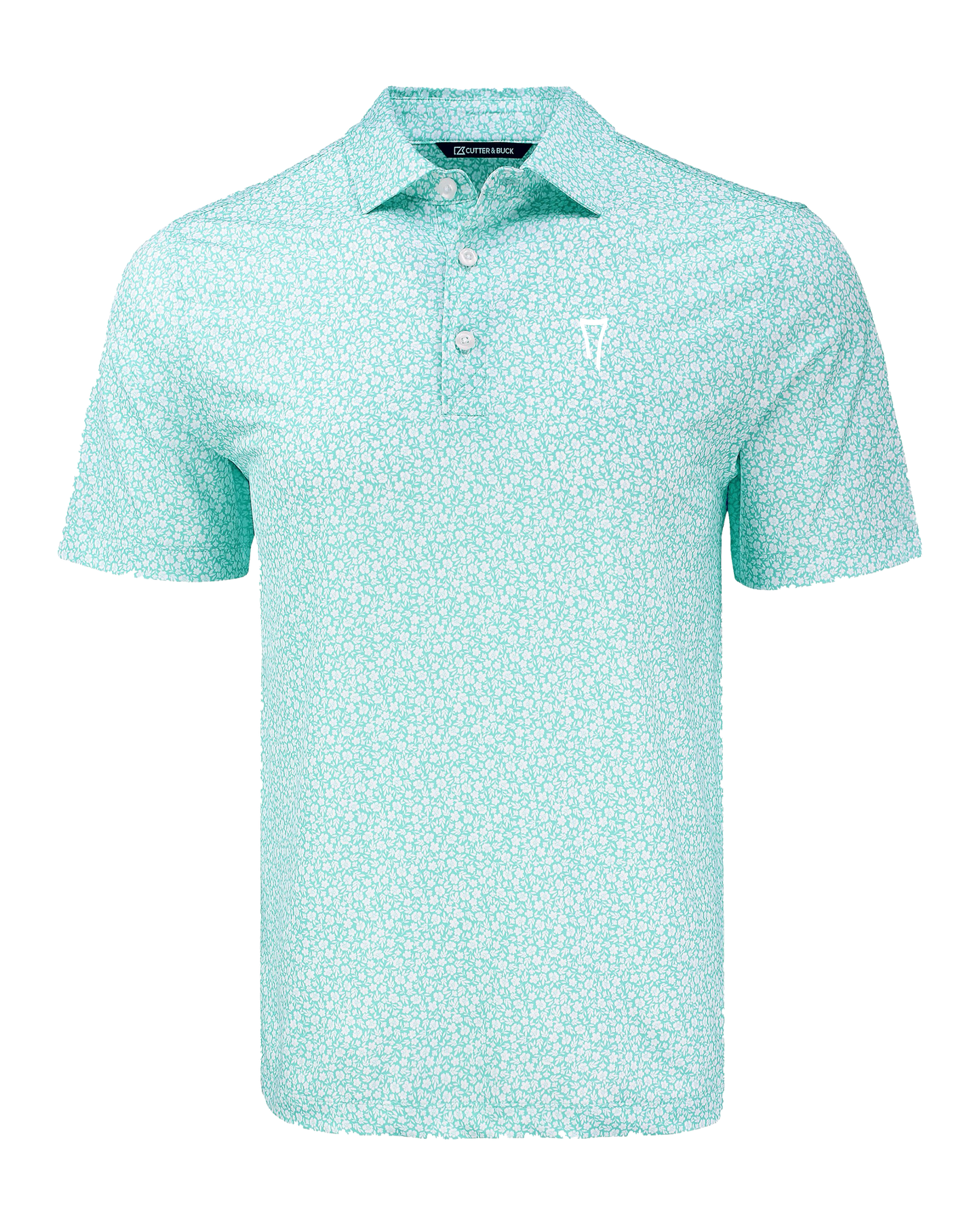 Pike Eco Flora Print Recycled Mens Polo