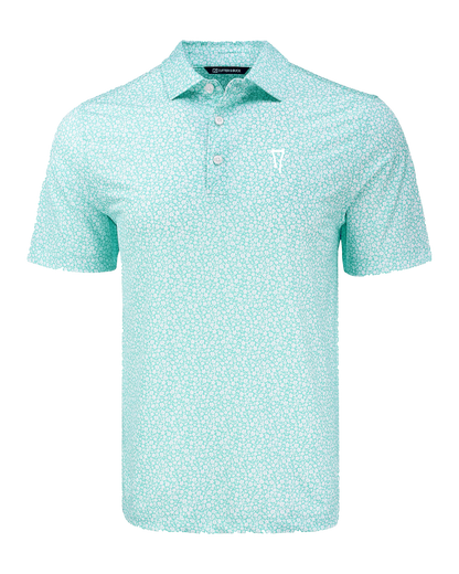 Pike Eco Flora Print Recycled Mens Polo