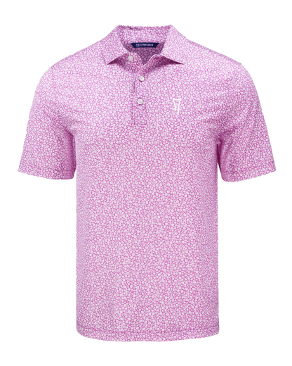 Pike Eco Flora Print Recycled Mens Polo