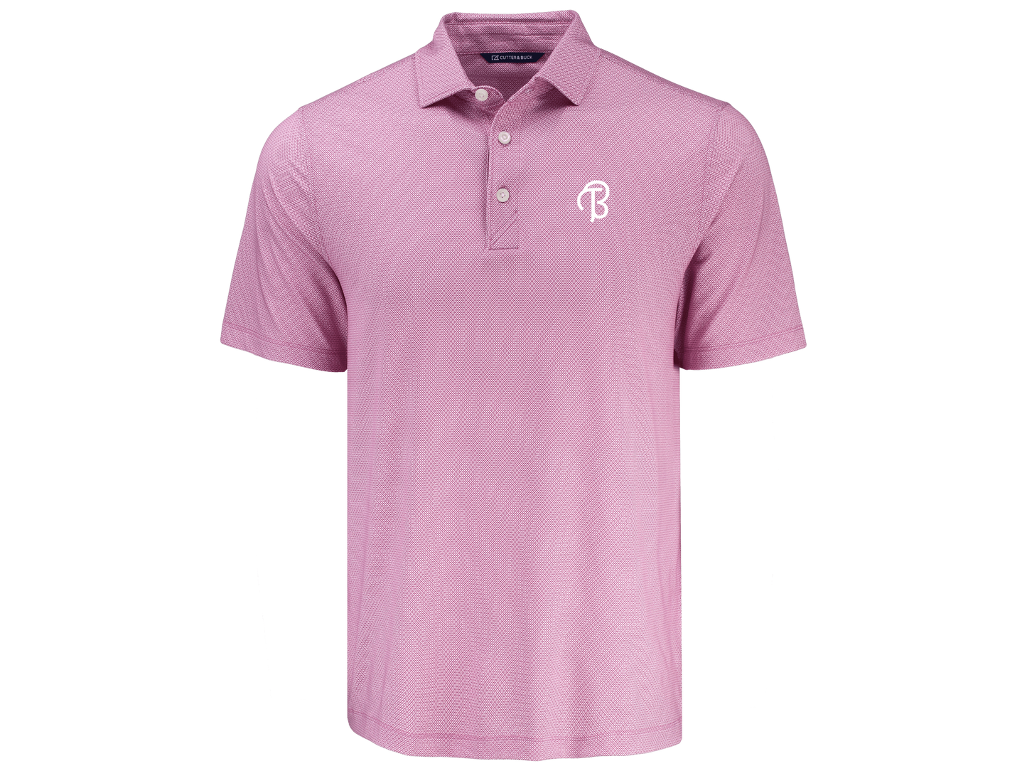 Pike Recycled Lattice Print Mens Polo