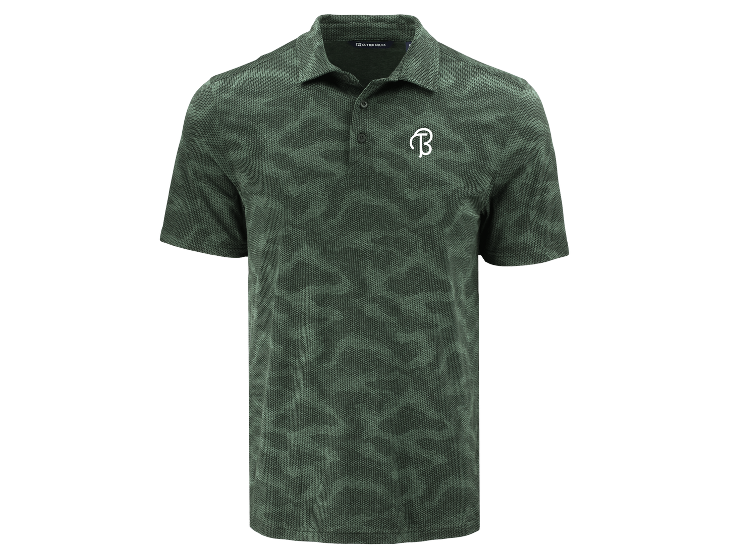 Coastline Recycled Double Peached Camo Mens Polo