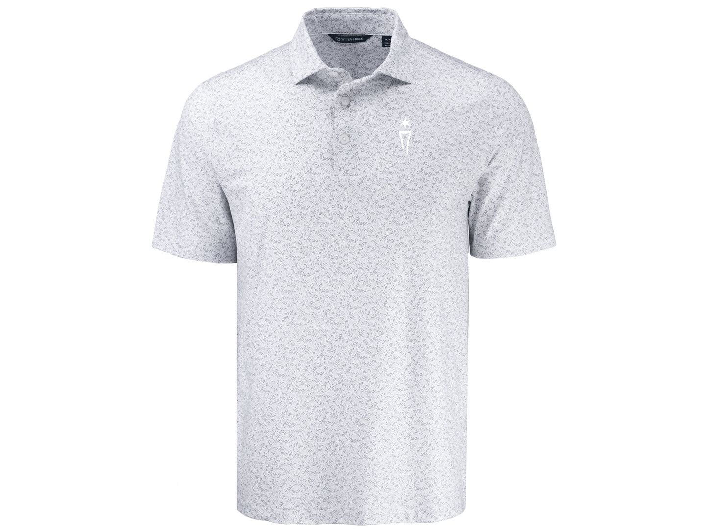 Pike Recycled Fern Print Mens Polo