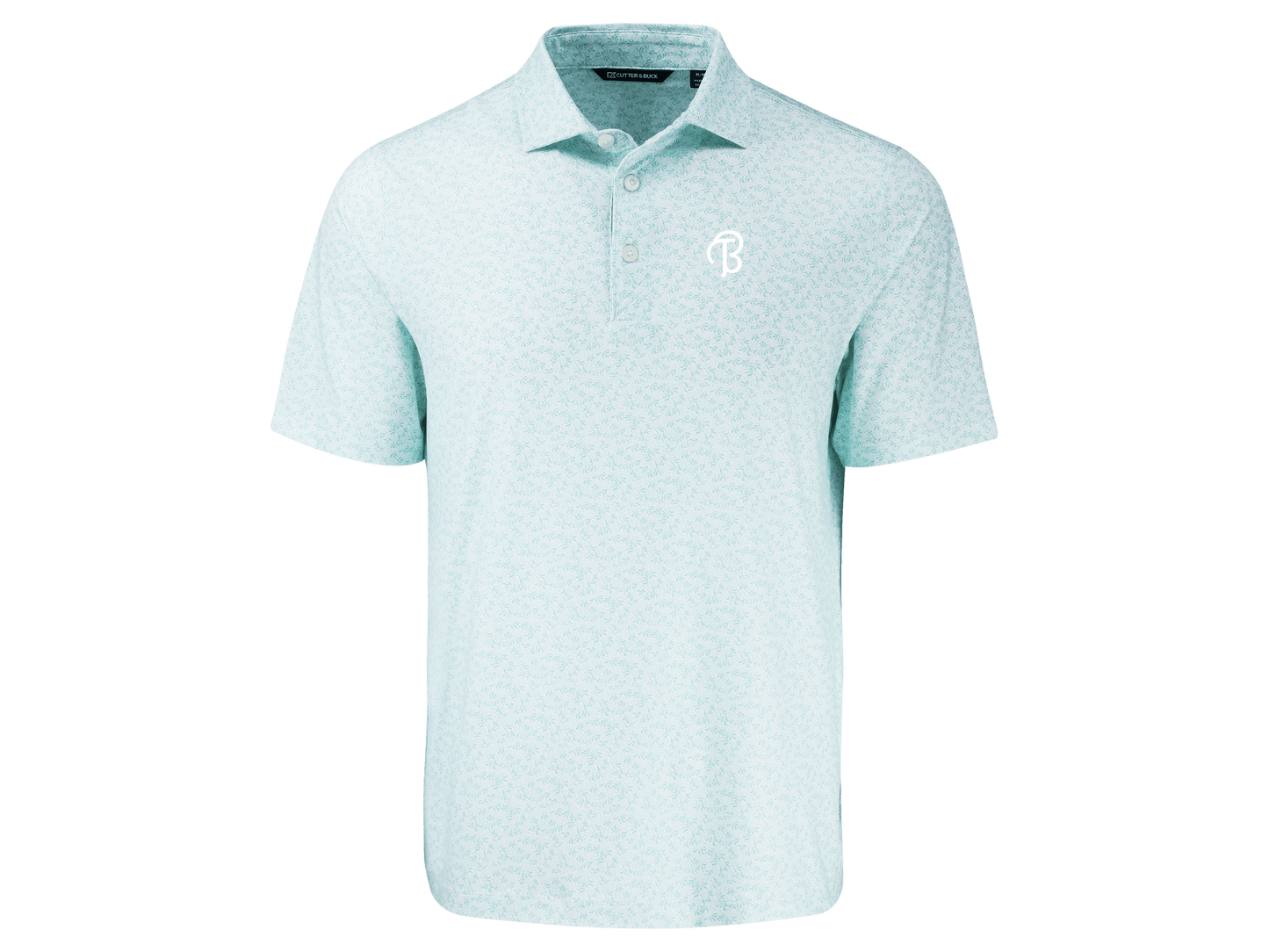 Pike Recycled Fern Print Mens Polo