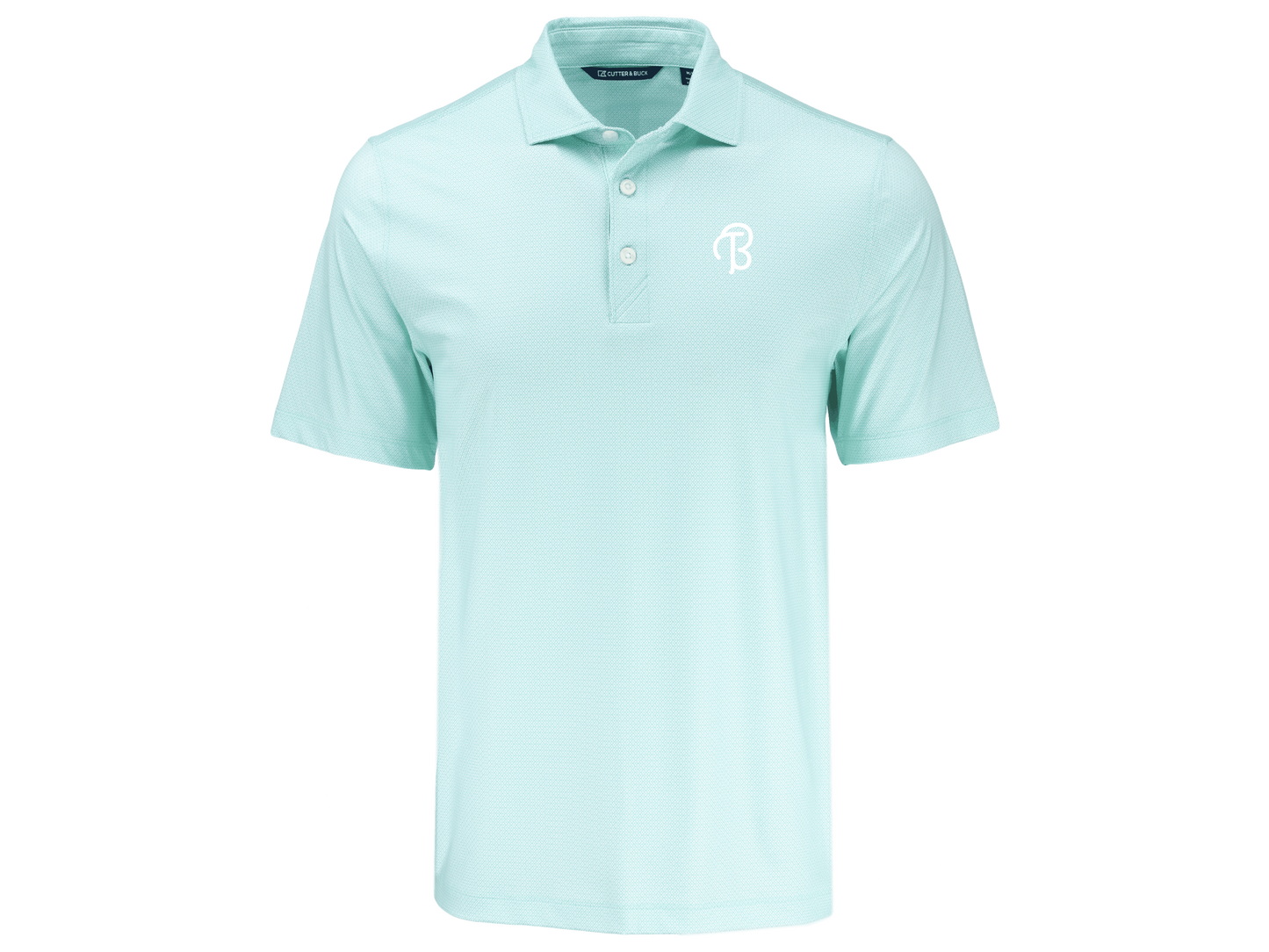 Pike Recycled Lattice Print Mens Polo