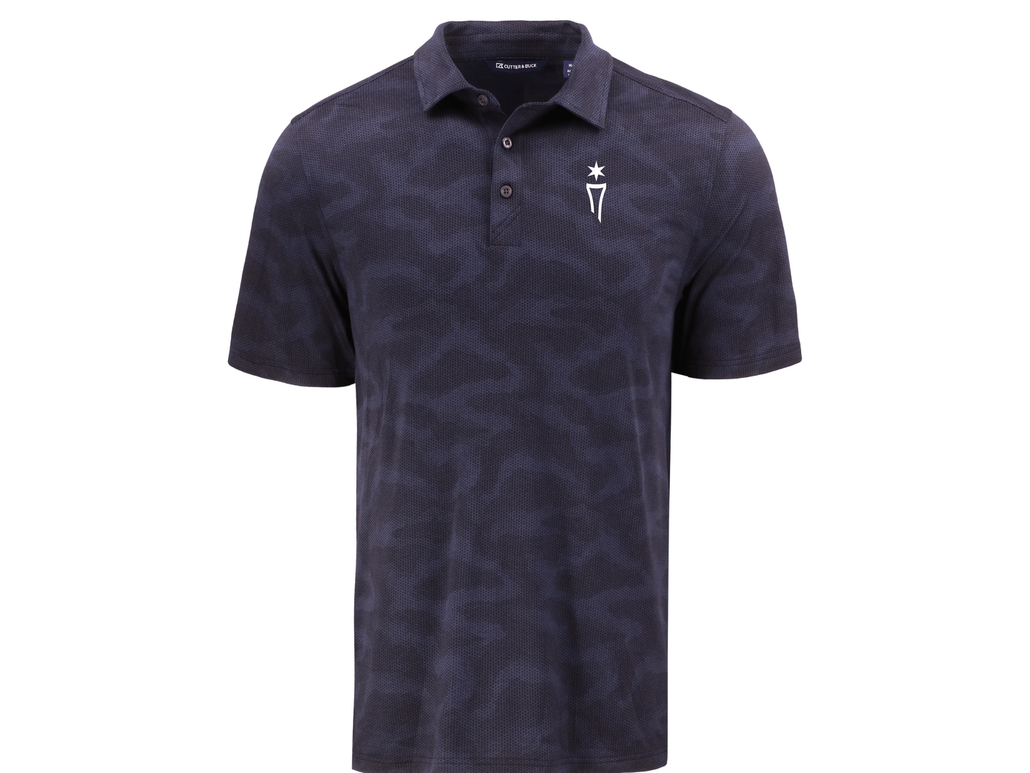 Coastline Recycled Double Peached Camo Mens Polo