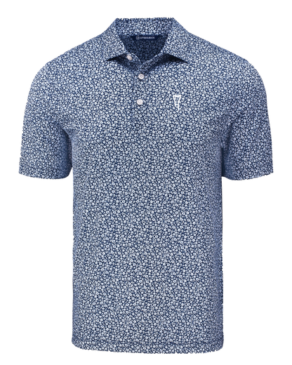 Pike Eco Flora Print Recycled Mens Polo