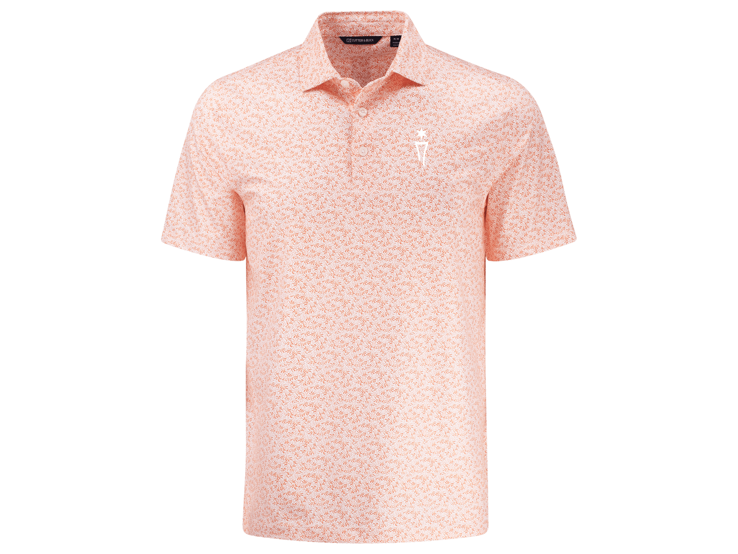 Pike Recycled Fern Print Mens Polo