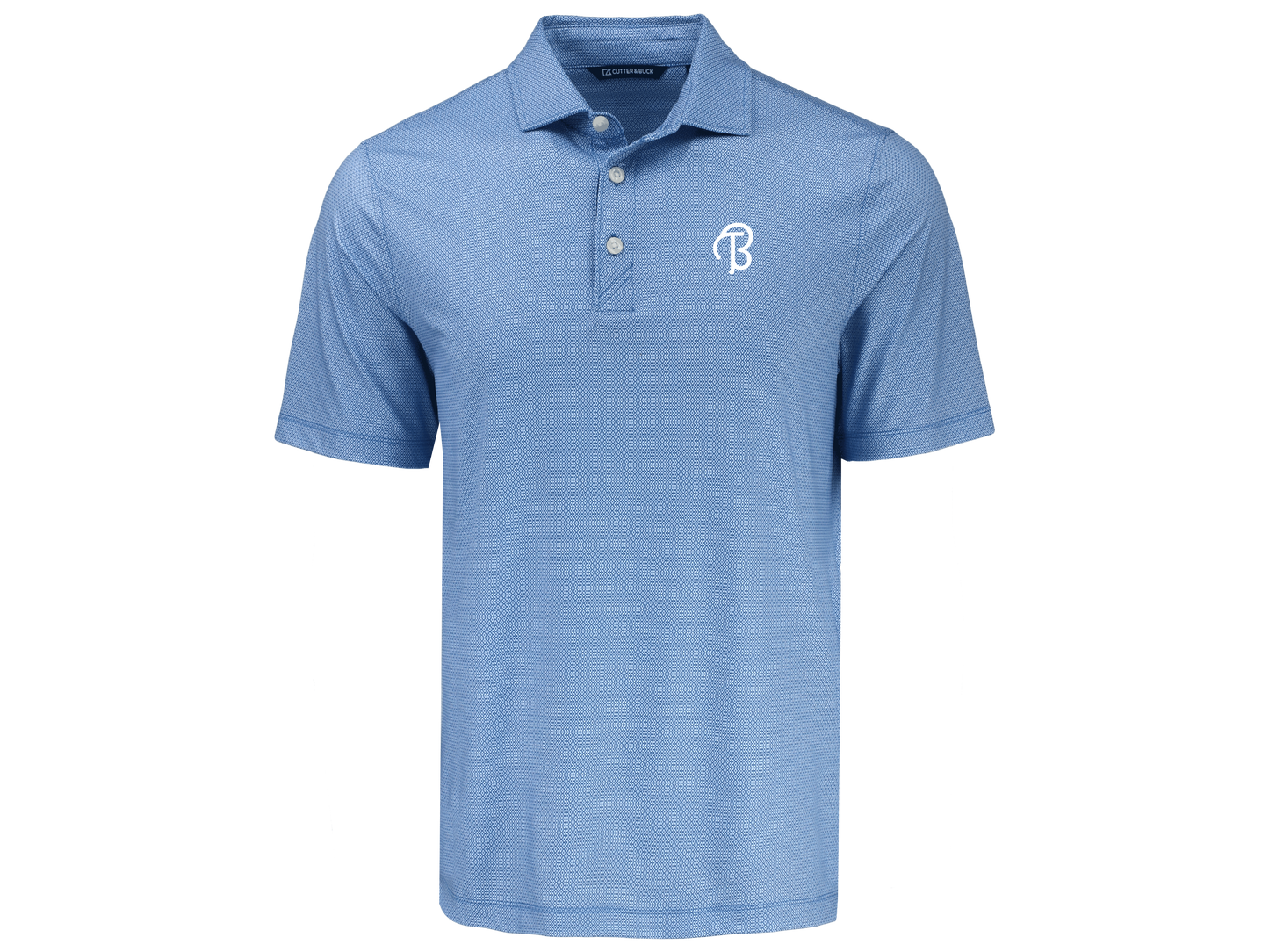 Pike Recycled Lattice Print Mens Polo