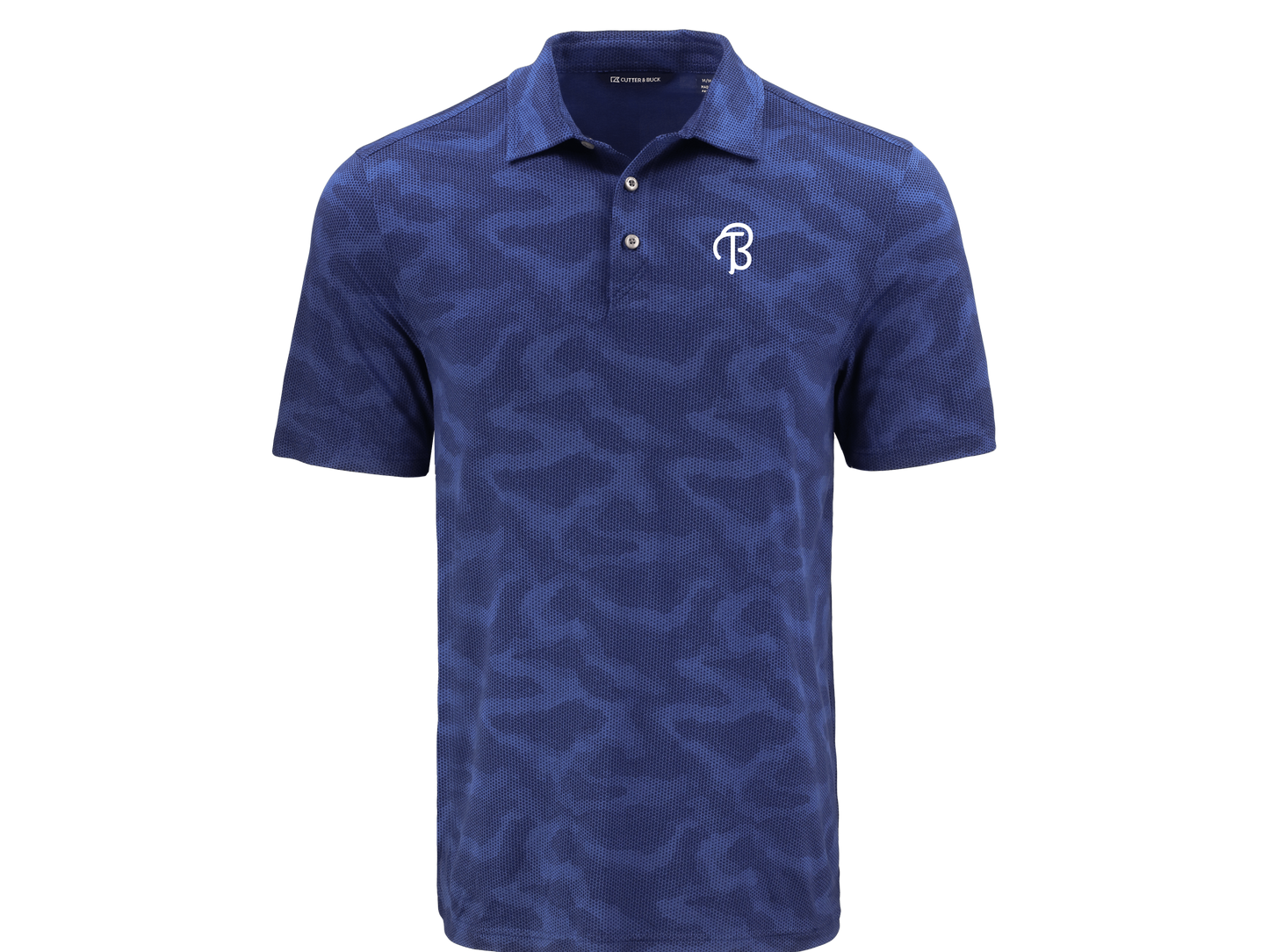 Coastline Recycled Double Peached Camo Mens Polo
