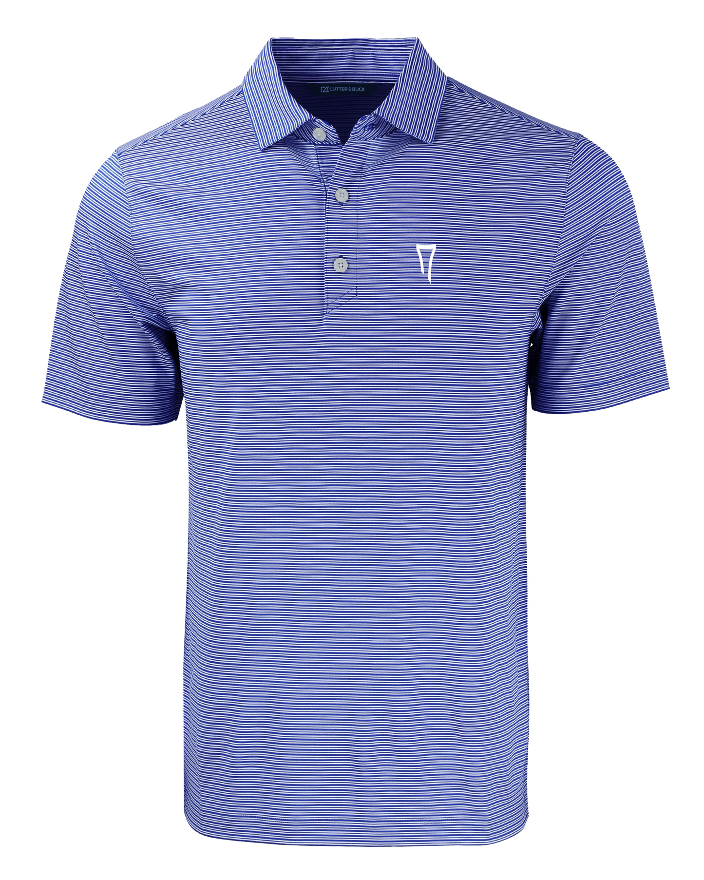 Forge Eco Double Stripe Stretch Recycled Mens Polo